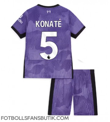 Liverpool Ibrahima Konate #5 Replika Tredje Tröja Barn 2023-24 Kortärmad (+ Korta byxor)